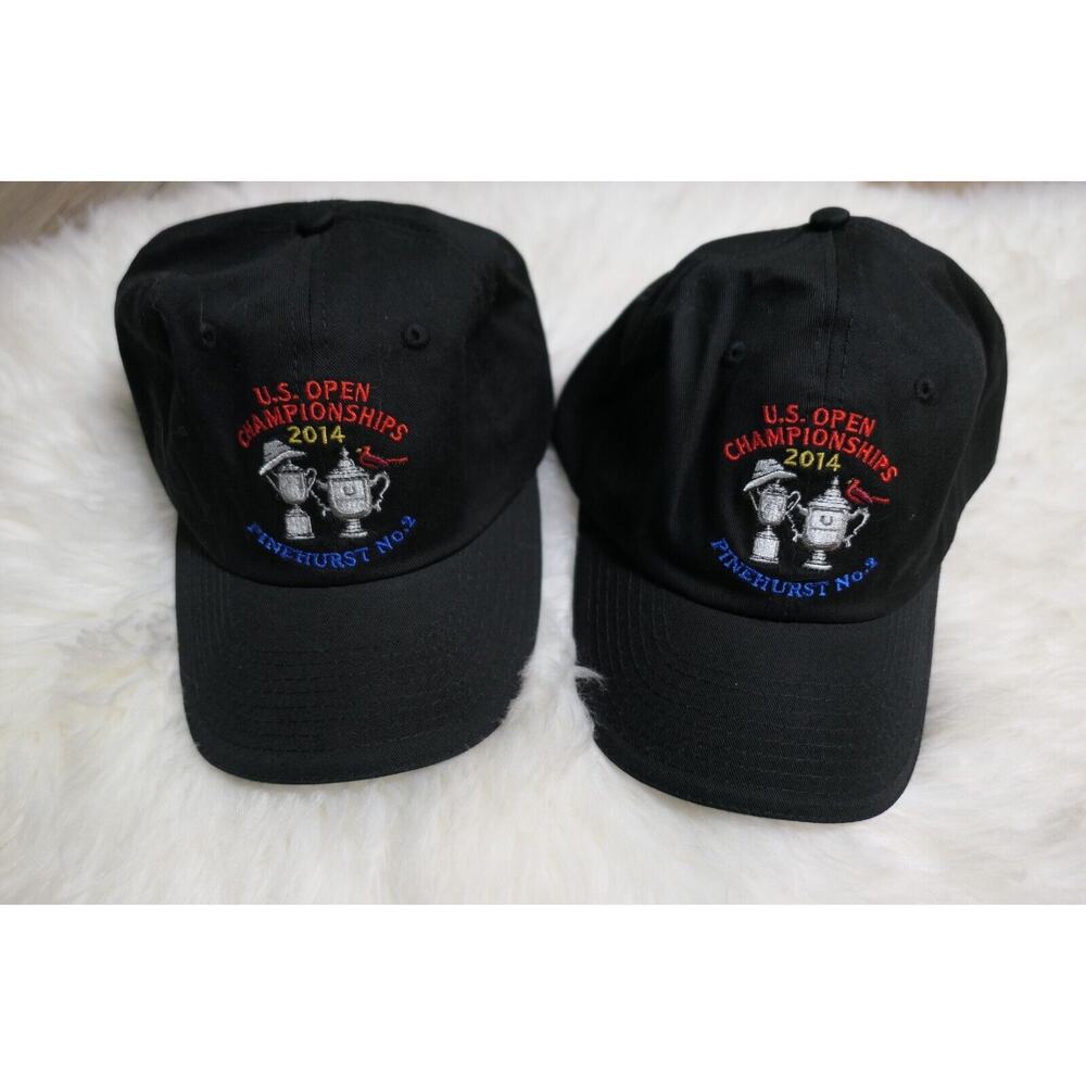 NEW LOT OF 2 - US Open Championships 2014 Pinehurst No. 2 USGA Member Hat